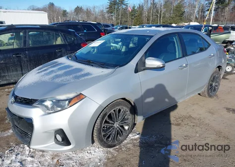2014 Toyota Corolla S Plus из США, поврежденный, VIN 2T1BURHEXEC050144